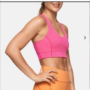 Outdoor Voices "Doing Things" Sports Bra. Size Medium. Pink.